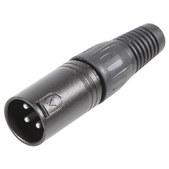 PULSE - XLR Plug, 3 Pin, Black