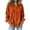 Orange, variant on thefmos Women's Collared Button Front Corduroy Solid Color Jacket Casual Long Sleeve Retro Outerwear Fashion Fall Winter Outfit, Navy L