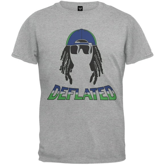 Deflated Dreadlock Egos Football Heather Grey Youth T-Shirt