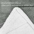 thumbnail image 3 of Catalonia Sherpa Throws Fluffy Fuzzy Fleece Blanket 50”x60” for Adults Children, Super Soft Comfy Plush for Sofa Couch Bed Reversible All Season, 3 of 8