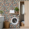 thumbnail image 4 of Peel and Stick Wallpaper 17.7in x 9.8ft Retro Floral Berries Blue Leaves Contact Paper Vinyl Self-Adhesive Removable Wall Paper for Bedroom Nursery Bathroom Renter Friendly, 4 of 8