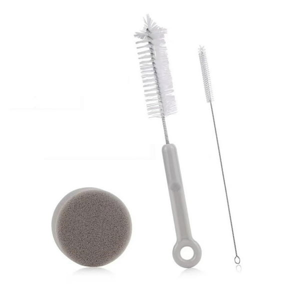 3pcs Cats Water Fountains Brushes Sponges Pet Drinking Dispenser Cleaning for Pet Dogs Cats