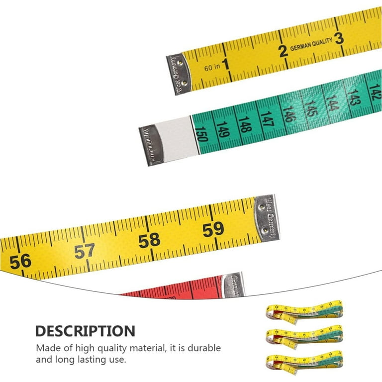 3pcs Tape Measure, Soft Measuring Tape for Body Measurements 60