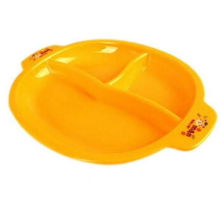 Panda Superstore PS-BAB166802011-HIROCO00909 High Quality Unbreak Lovely Bear Healthy Baby Plates, Set of 2 - Orange