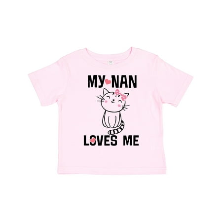 

Inktastic Nan Loves Me Girls Gift Toddler Toddler Girl T-Shirt