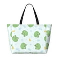 thumbnail image 2 of Balery Kawaii Frogs Beach Travel Bag - Water-Resistant, Large Capacity Lightweight Tote with 7 Pockets for Women and Men - Perfect for Beach, Pool, Gym, and Travel, 2 of 7