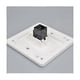 thumbnail image 2 of Double Pass Through Gigabit CAT6 Network Socket Female to Female RJ45 LAN Faceplate Straight Internet Jack, 86x86mm 1st, 2 of 5