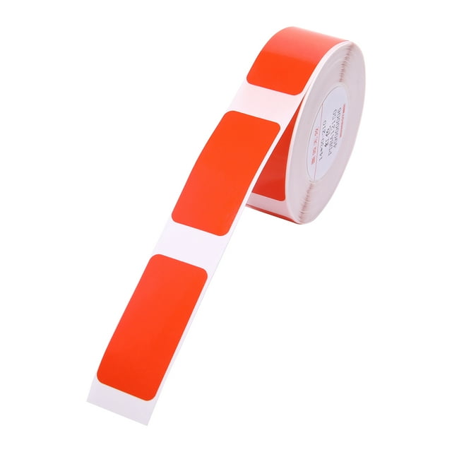 Niimbot Thermal Transfer Cable Label Skicker PET Paper for B18 Label Printer Barcode Price Size Name Blank Labels Waterproof Tear Resistant 14x30mm 210sheets/roll for Price Tag Office Supplies