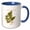 Blue/White, variant on 3drose, Iowa Territory Oak Tree, 15oz Mug