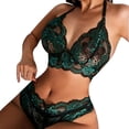 thumbnail image 1 of Conjunto de lencería erótica de encaje Floral para mujer, ropa interior femenina, Sujetador de encaje, bragas, ropa interior Sexy, 1 of 4