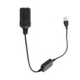 thumbnail image 3 of Puerto USB Al Encendedor De Cigarrillos De Automóvil De 12V, Convertidor Femenino De Enchufe Con Cordón Adaptador, Para Cámara De Tablero, GPS, Grabador De Conducción, Etc., 3 of 7