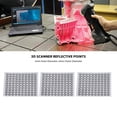 thumbnail image 3 of 3D Scanning Marking Point, 3 Sheets 300Pcs Accurate Alignment Easy Removal Scanner Reference Points 3mm ID 6mm OD  for Optical Tracking Positioning, 3 of 7