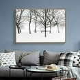 thumbnail image 3 of wall26 Floating Framed Canvas Wall Art for Living Room, Bedroom Black and White Tree Art Canvas Prints for Home Decoration Ready to Hang - 24x36 inches, 3 of 4