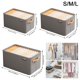 thumbnail image 1 of Organizador Sujetadores Caja Almacenamiento Plegable para Pantalones Vaqueros Doméstico Tela (gris M), 1 of 7