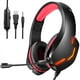 thumbnail image 1 of Auriculares Para Juegos Con Cable Over Ear Auriculares Para Juegos Con Cable Con Micrófono Auriculares Para Pc Con Conector De 3,5 Mm Y Luz Led Speravity EL016406-02, 1 of 5
