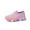 Pink, variant on POIUYTR Toddler Boys Girls Light Up Shoes LED Flashing Lightweight Mesh Breathable Adorable Running Sneakers for Little Kid
