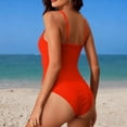 thumbnail image 6 of Oplxuo Women Tummy Control One Piece Swimsuit Modest Bathing Suit Full Coverage High Neck Swimwear, 6 of 7
