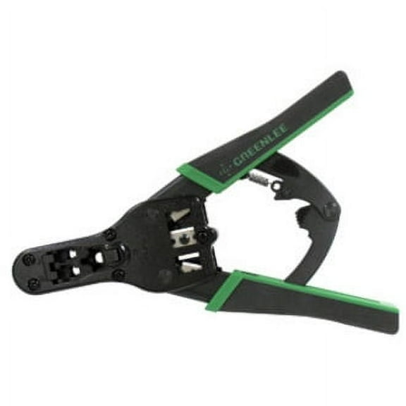 Tempo Communications Ratchet Crimper,RJ-11, RJ-45,13" L 45575