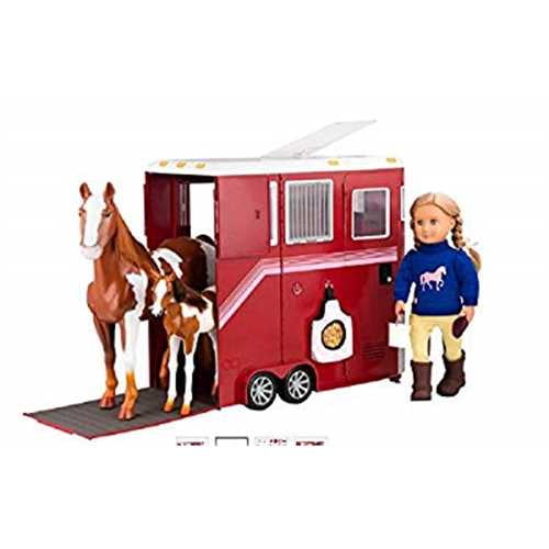 Our Generation Horse Trailer Doll 18 inch