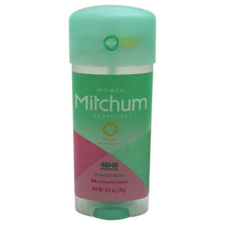 2-Pack Mitchum Women Advanced Gel Anti-perspirant & Deodorant, Powder Fresh, 3.4 oz. (Set of 2)