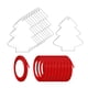 thumbnail image 4 of 10 piezas de decoración de árbol de Navidad colgante en blanco decoración de árbol de Navidad para el hogar B, 4 of 6