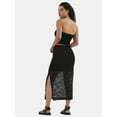 thumbnail image 2 of No Boundaries Lace Tube Top and Midi Skirt Set, 2-Piece, Women's, 2 of 4