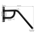 thumbnail image 6 of Miumaeov 23/36/44 inch Handrail for Outdoor Steps Transitional Handrail Garage Porch Stair Railing Hand Rail Safty Grab Bar, 6 of 18