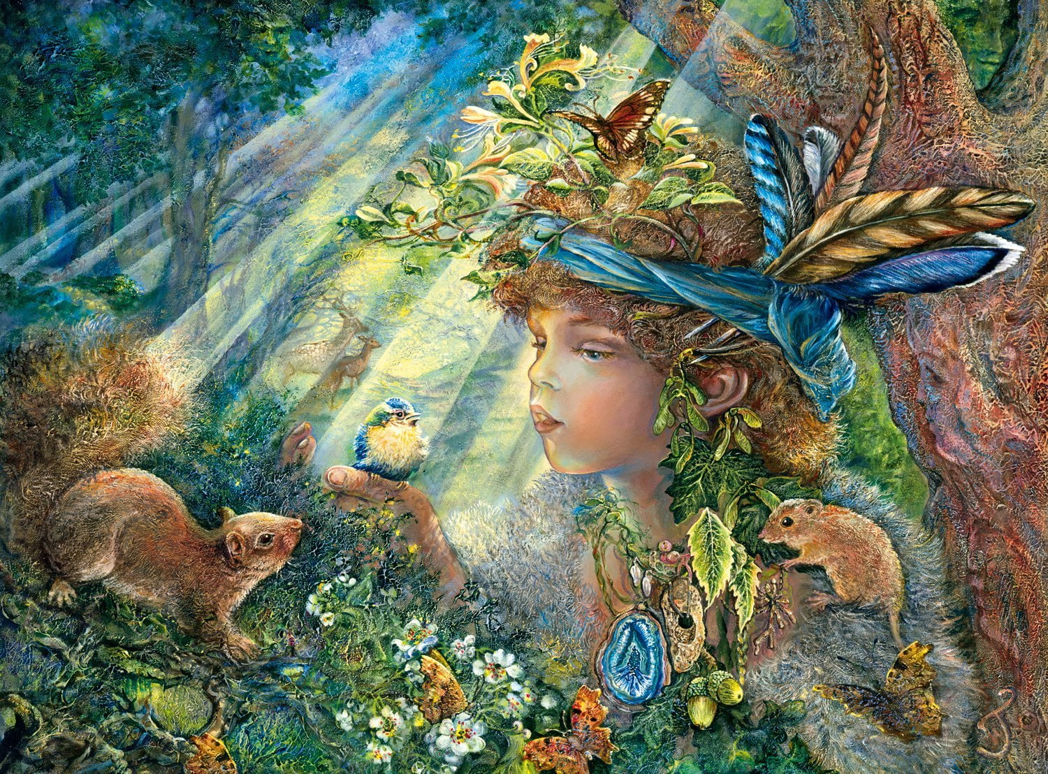  Josephine Wall Nature Boy Glitter Edition 1000 Piece Jigsaw