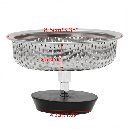 

JUNTEX Mesh Kitchen Stainless Steel Sink Strainer Disposer Plug Drain Stopper Filter