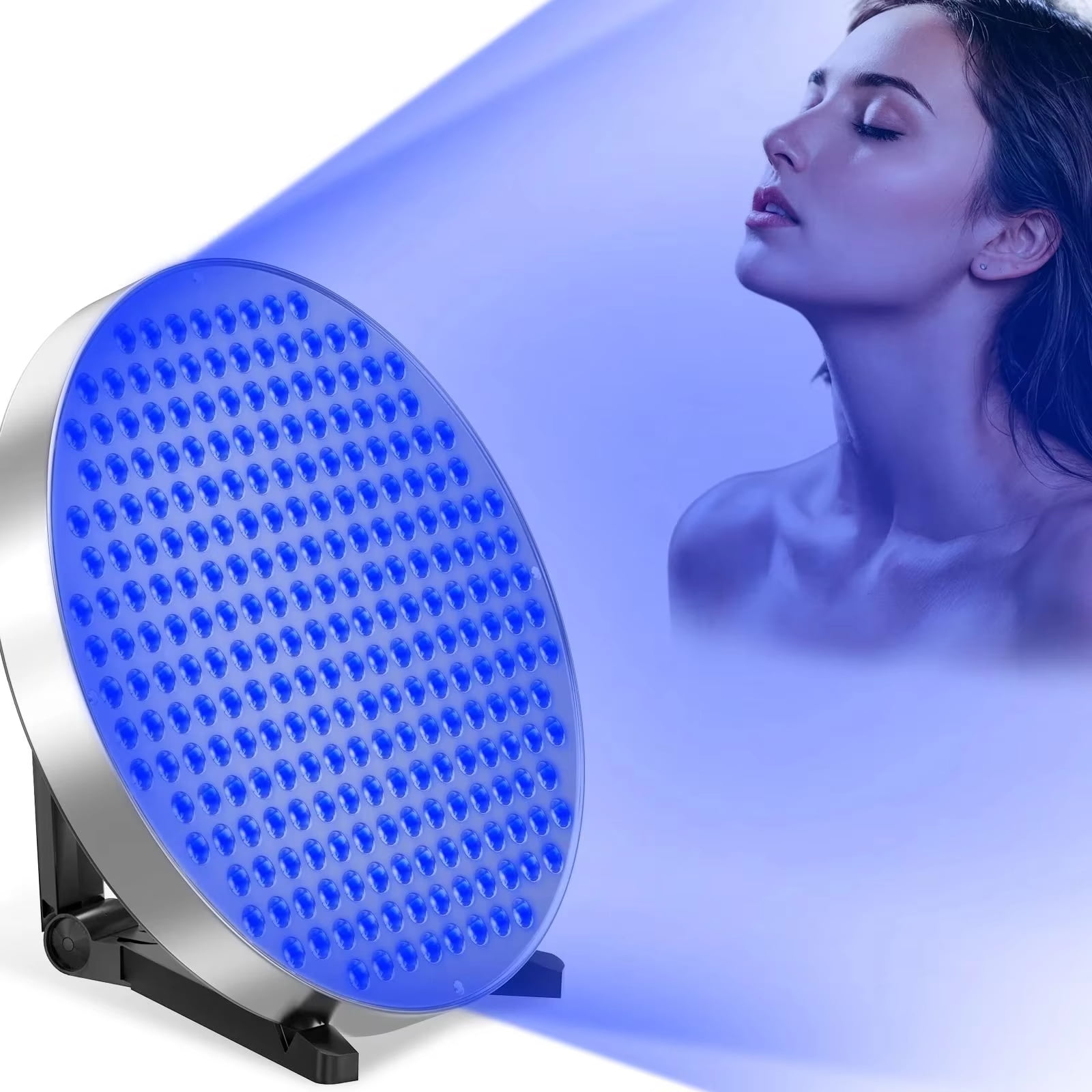 50W Tanning Lamp 460+490nm Wavelength Solarium for Home 126LED