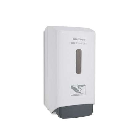 COASTWIDE J-Series Wall-Mounted Manual Hand Sanitizer Dispenser White (CWJMH-W)