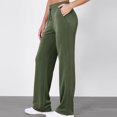 thumbnail image 5 of CaiJunJia Women's Wide Leg Sweatpants Casual Drawstring High Waisted Wide Straight Leg Lounge Pants with Pockets, 5 of 6