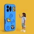 thumbnail image 5 of Compatible for iPhone 16 Pro Cartoon Case, Cute 3D Cartoon Pattern Case Flexible Soft Silicone Case TPU Shockproof Protective Kids Girls Boys Men Women Case for iPhone 16 Pro, Blue, 5 of 8