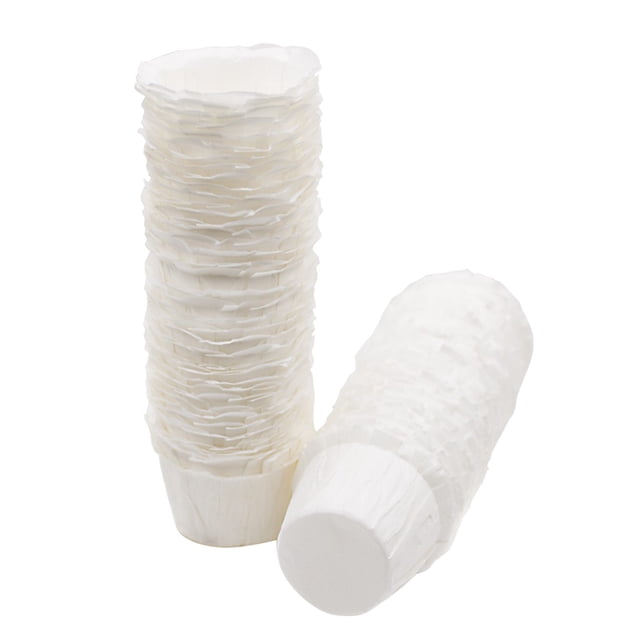 Ramiter 100pcs Paper Filters Natural Disposable Paper Coffee Filters Fits Into All Paper Filters Side F Sink Strainer