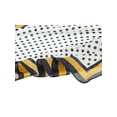 thumbnail image 4 of INSPIRAR CHIC Bufanda Cuadrada de Lunares de 70cm para Mujeres Azul Marino Amarillo 27.56*27.56"(L*W), 4 of 5