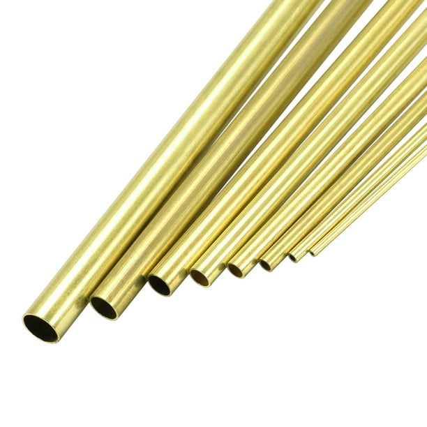 Brass Tube 2mm 3mm 4mm 5mm 6mm 7mm 8mm 10mm OD X 0.5mm Wall Thickness