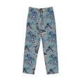 thumbnail image 4 of Xecao Underwater Animals and Flowers Men's Straight Lounge Pajama Pants: The Ultimate in Comfortable Sleepwear, 4 of 9