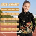 thumbnail image 6 of Psesaysky Mushroom Frog Moon Night Print Toddler Girl's Cute Long Sleeve Sweatshirt Half Zip Pullover Workout Tops Trendy Clothes Clothing Outfits for Golf Yoga 12-13 Years, 6 of 6