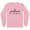 Pink, variant on Skyline Mumbai India Long Sleeve Shirt Unisex Large White