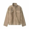 thumbnail image 1 of Birdeem Women's Vintage Leather Jacket, Stylish Zipper Pockets Design, 1 of 7