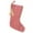 Perfect Red 2, variant on Perfect Red 5 Quilted Plaid Gingham Homespun Christmas Stocking with Personalized Letter Charm by Marilee Home