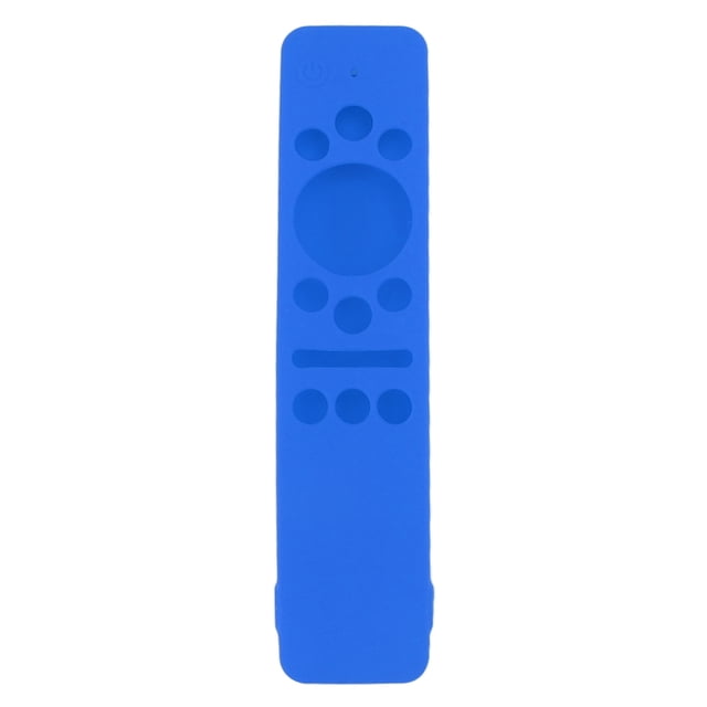 M Buder Funda de Silicona Azul para Control Samsung Smart TV Resistente a Golpes y Polvo Diseño Ergonómico con Cordón de Seguridad Serie BN59