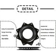 thumbnail image 3 of EcoNesxp 6" Steel Swivel Bearing Turntable Lazy Susan Hardware Base Parts Kit 2 Pack for Fixing Tray Kitchen Cabinet Craft Projects, 3 of 5
