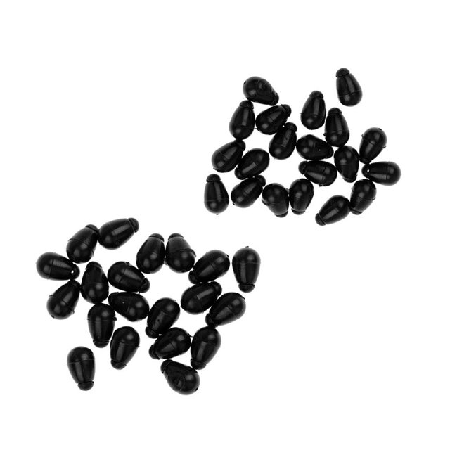 40 Piezas De Cambio Rápido De , Método De Pesca Alimentador, De Pesca De La Carpa, Suministros De Alimentación De Pesca Accesorios Baoblaze Perlas de cambio rápido