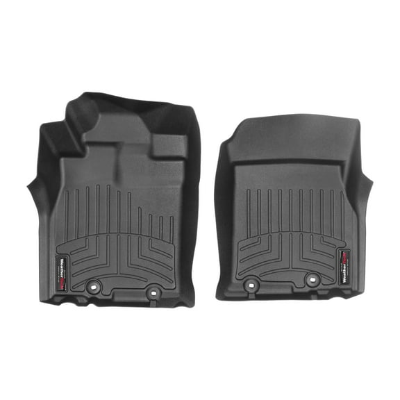 WeatherTech Custom Fit FloorLiners compatible with 2011-2011 Toyota FJ Cruiser - 1st Row (Driver & Passenger), Black