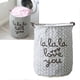 thumbnail image 3 of Round Foldable Cotton Linen Laundry Basket for Dirty Clothes, Collapsible Laundry Hamper for Home or Dorm, Gray, 3 of 4