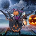 thumbnail image 3 of Halloween Jack-O-Lantern Light, Halloween Pumpkin Decorations Indoor, Plastic Pumpkin Light Ornaments, Jack-O-Lantern Decor, Pumpkin Lantern Flower Arrangement for Home Holiday Party Supplies C2, 3 of 8