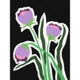 thumbnail image 3 of Moore, Regina 19x24 Black Modern Framed Museum Art Print Titled - Pop Flowers II, 3 of 5