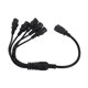 thumbnail image 2 of UPS PDU C14 a 5 X C13 Cable adaptador de corriente macho a hembra 10A 250V Y Cable adaptador de corriente divisor 1.6ft, 2 of 5