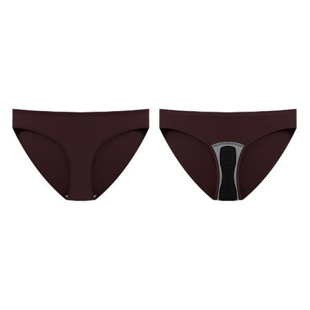 Kopltyrfg Womens Bikini Underwear Breathable Cotton Panties for Womens 7 Pack Ladies Stretchy Soft Briefs Panty Coffee 2XL